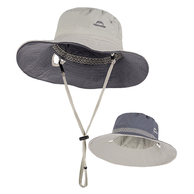 Udendørs upf 50+  boonie hat sommer solbeskyttelseshætter til mænd / kvinder bredkant behagelig pakkebar boonie hat til fiskeri vandreture