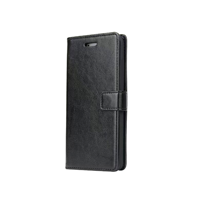 Funda con tarjetero para Huawei Ascend Mate 9, Funda de cuero Pu con tapa, billetera Retro, Fundas de negocios: Negro / Estuche y Correa