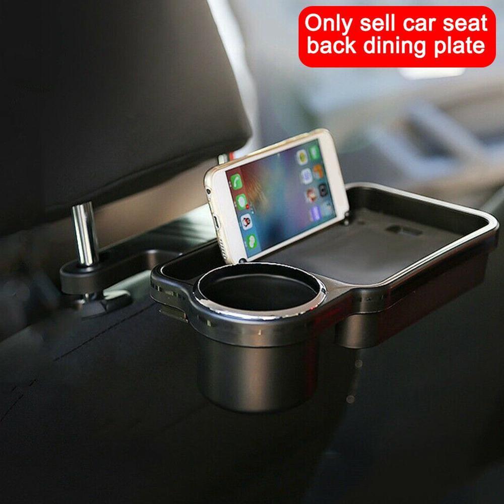 Car Mounted Plate Table Car Dining Table For Children Back Storage Seat Multi-functional Plate Cup Folding Chair Holder D9A3
