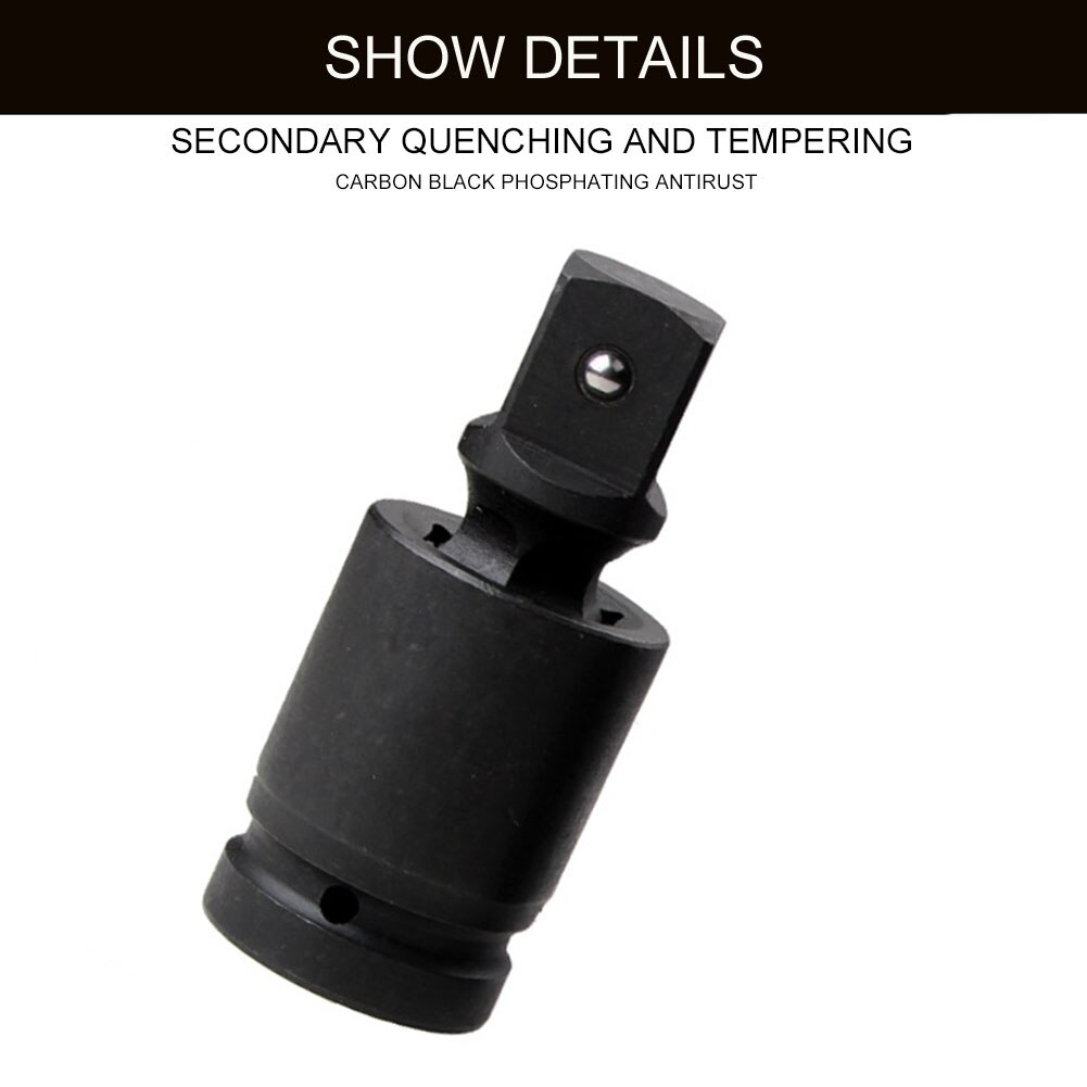 Auto Reparatie Swivel Wobble Socket Arbeidsbesparende Accessoires Pneumatische Moersleutel Duurzaam Chroom Moly Drive Impact Kruiskoppeling