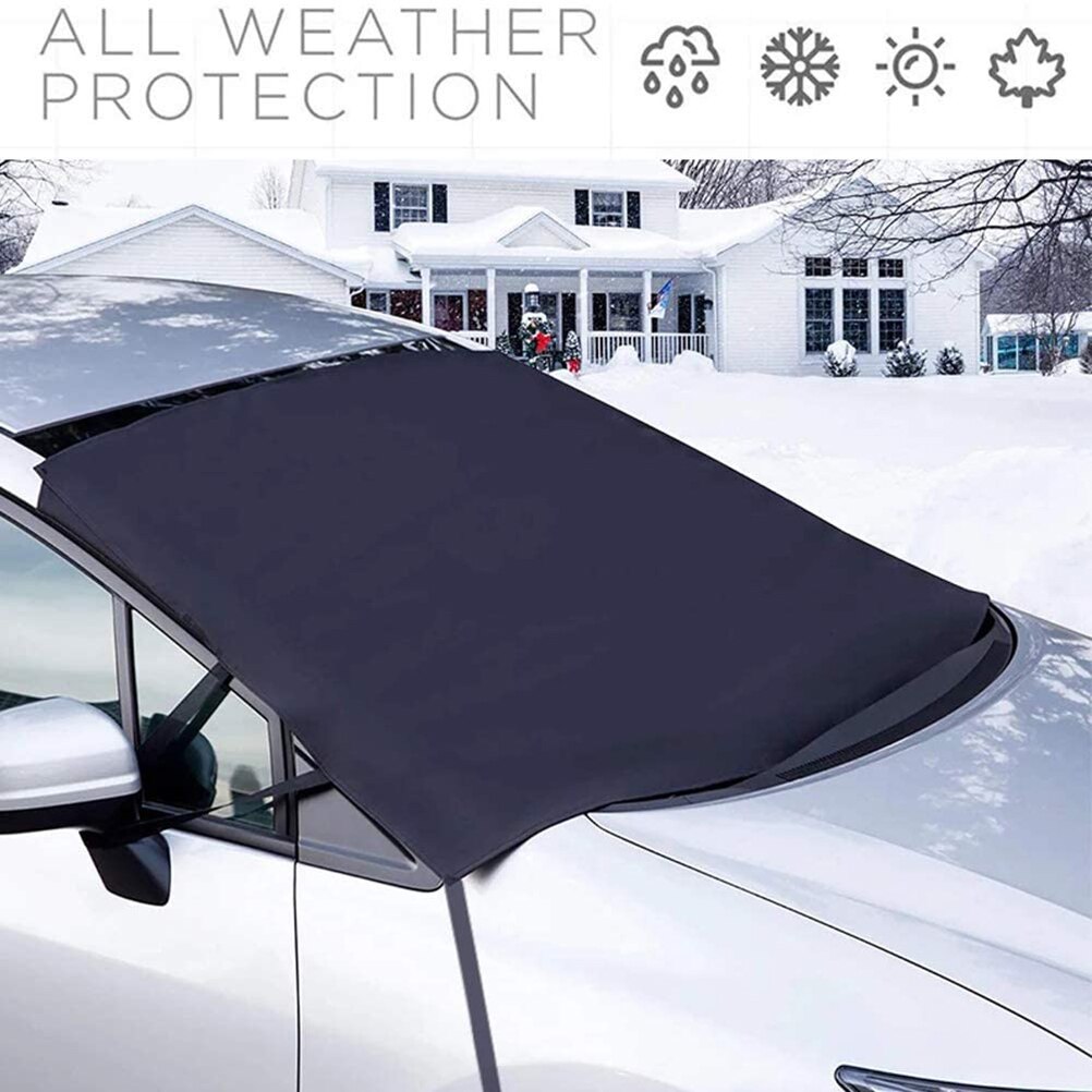 Car Windshield Snow Cover Winter Automobile Protective Covers Frost-Proof Car Front Windscreen Covers Car Shield Sun Shade