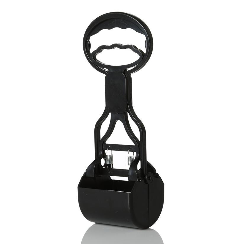 Perro mascota Pooper Scooper Poop Scoop limpio recoger limpiador de excrementos 0330: black