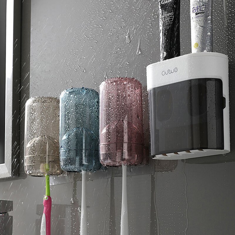 Automatic Toothpaste Suction Wall-mounted Dual-position Toothpaste Squeezer