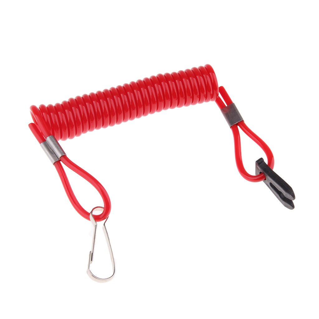 Outboard Engine Motor Kill Stop Switch Tether Cord Lanyard Replacement Rubber for Suzuki Outboard Kill Switch Lanyard