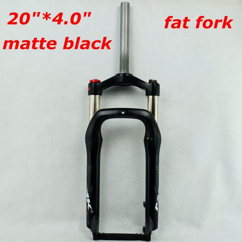 Snow MTB Moutain 20inch4.0in Bike Fork Fat bicycle Fork oil air gas Locking Suspension Forks Aluminium Alloy For 4.0"Tire 135mm