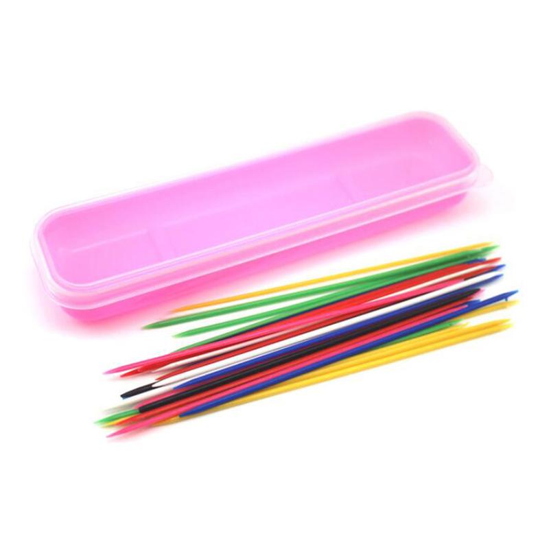 30pcs Funny Interactive Toys Pickup Sticks Games Playing Sticks Party Games Toys For Kids Parent-Child With Storage Case