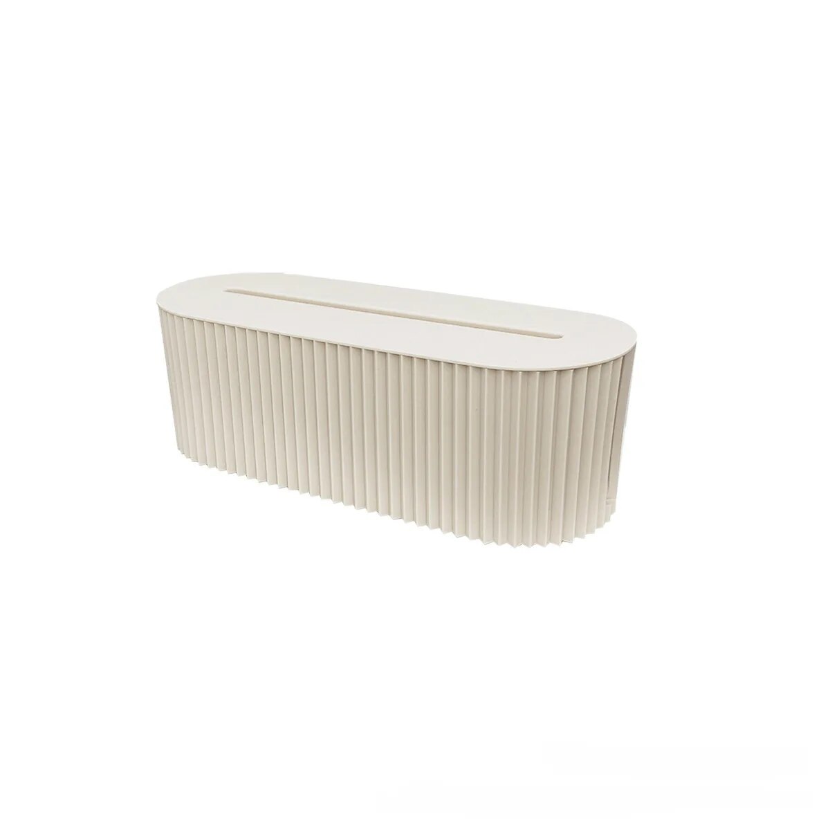Caja de almacenamiento de cables con tapa para oficina, organizador de cables de alta capacidad, caja de gestión de cables de enchufe de escritorio que ahorra espacio, 1 unidad