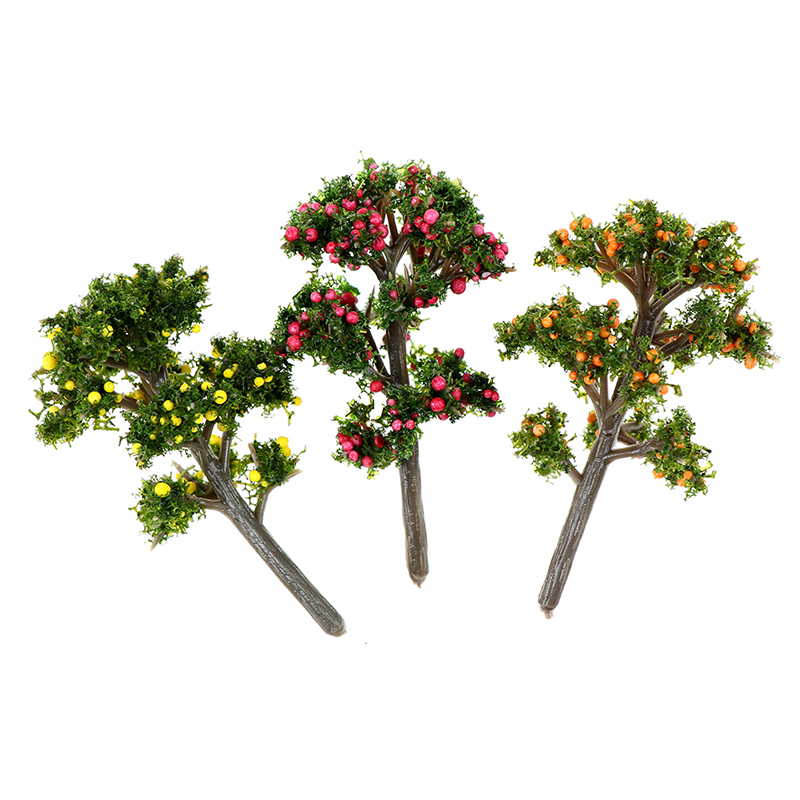 1 stück DIY Harz Handwerk Obst Bäume Für Garten Ornament Puppenhaus Pflanzen Dekoration Möbel Spielzeug Zubehör