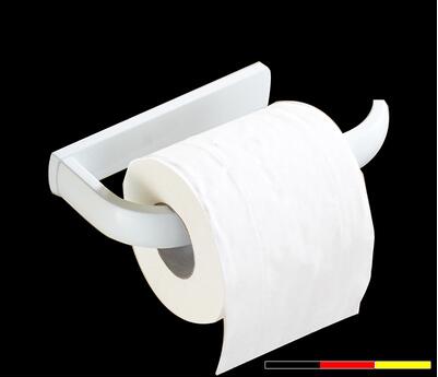 Toilet Paper Roll Holder Gold/Antique/Chrome/White/Rose Gold Paper Rack Tissue Holder Wall Mounted Paper Holder Paper Ranger: white