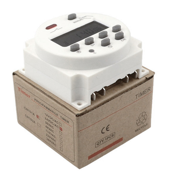 GTHURCS 220V 110V 24V 12V CN101A minuterie interrupteur numérique LCD minuterie de puissance Programmable minuterie relais 16A CN101