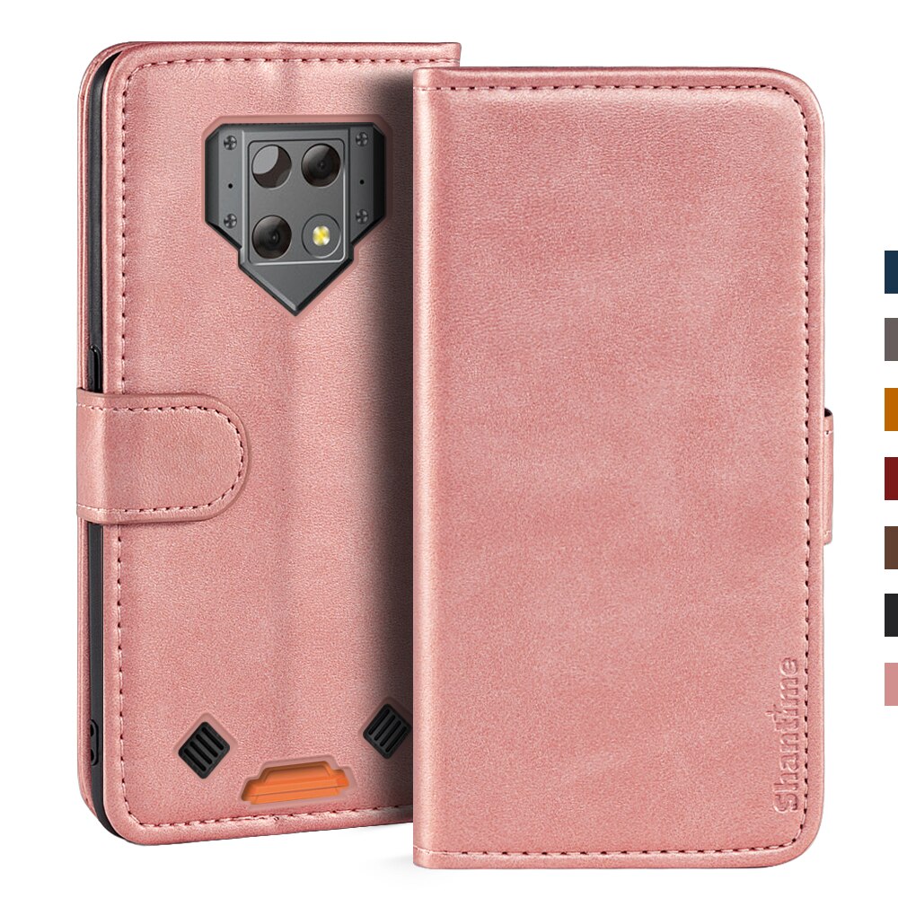 Case For Blackview BV9800 Case Magnetic Wallet Leather Cover For Blackview BV9800 Pro Stand Coque Phone Cases: For Blackview BV9800 / Rose gold