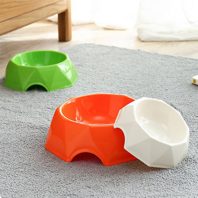 Enkele plastic voerbak voor huisdieren, antislip voerbak voor katten, voerbak voor puppy's, container voor honden, huisdierproduct