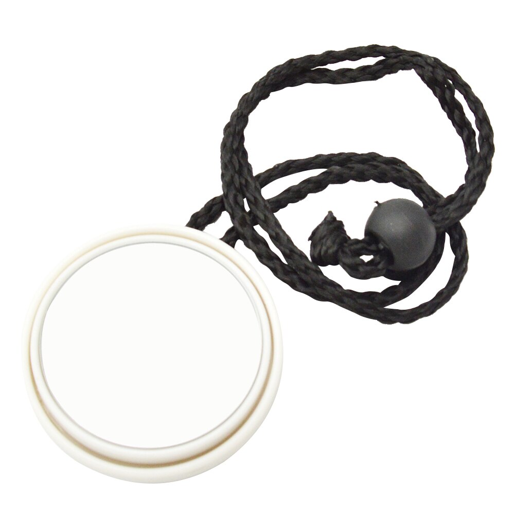Espejo retrovisor ajustable de 360 grados para buceo con cuerda colgante lateral, cueva, barco, señal de seguridad, equipo de buceo: Blanco