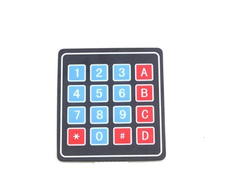 Consumer Electronics Membrane Switch Keypad Keyboard for Arduino 4 x 4 Matrix Array 16 Key