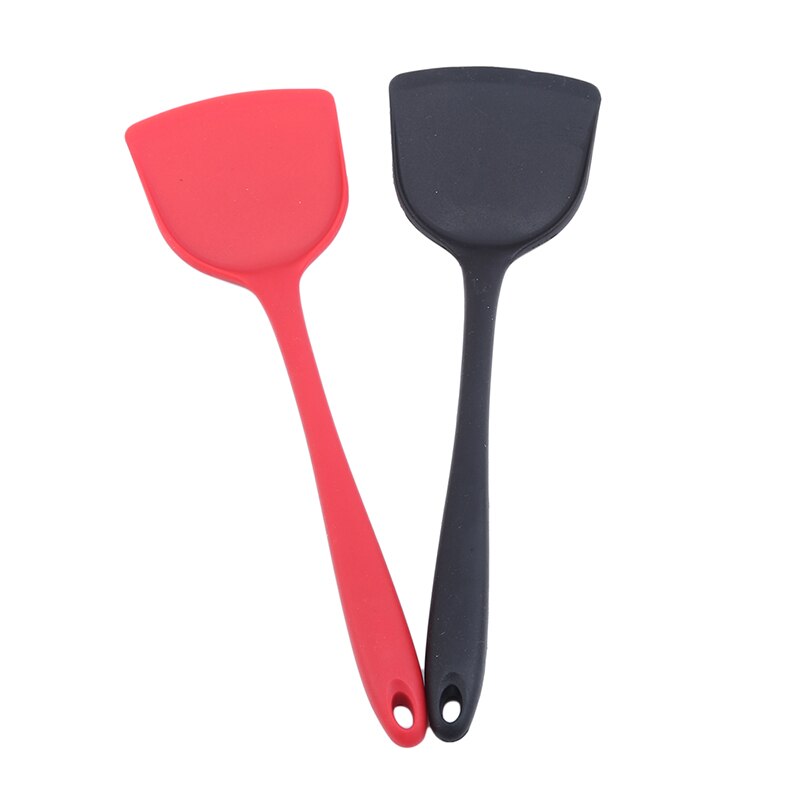 Food Grade Silicone Baking Tools Shovel Kitchen Spatula Cake Slotted Butter Cream Mixer Scraper Long Handle Shovel