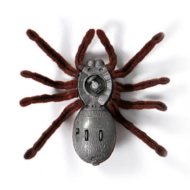 Infrared Remote Control Spider Halloween Toy Infrared RC Control Spider Toy Spider Climbing Simulation Scary Wall Toy Remot Y9Y4