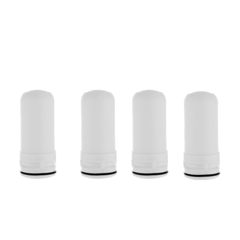 4 Pieces of Replaceable Household Kitchen Tap Water Filter Cartridge Activated Carbon Tap Water Filter: Default Title