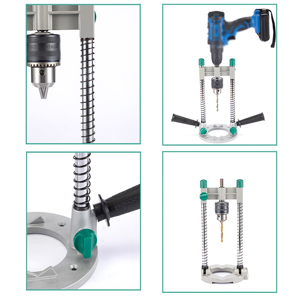 Guide de perçage Vertical réglable, support de perceuse électrique, localisateur, Guide d&#39;angle droit, outil de chevilles, 1.5mm-13mm