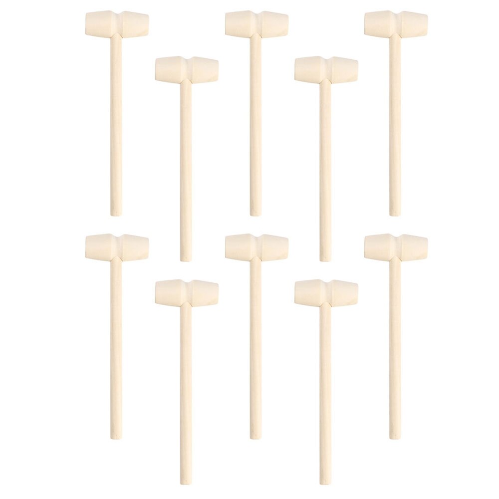 20Pcs Hamers Mini Leuke Hout Educatief Speelgoed Mallet Beukende Speelgoed Beat Hamer Speelgoed Voor Meisjes