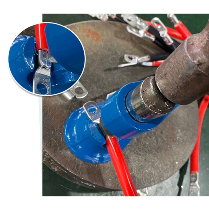 Battery Terminal Crimping Tools Riveting Pliers Hammer Crimp Suitable For Sizes From 16 — 4/0 Gauge Manual Crimping Tool