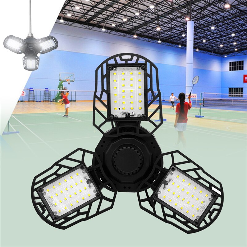 LED Garage Lights 80W Deformable Garage Ceiling Light 8000LM E26 LED Shop light
