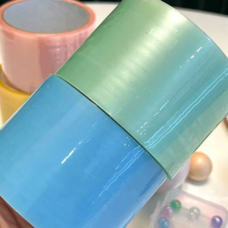 Band Ball Klebebänder farbige Dekompression kleber Rollen DIY lustige Spielzeug Farb kugeln machen bunte klebrige Kleber Spielzeug Gefälligkeiten