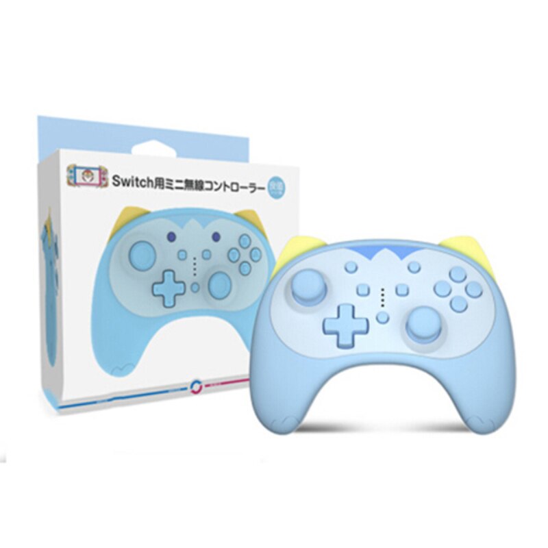 Switch Pro Controller For Nintendo Switch / Switch Lite, Cute Cartoon Cat Cartoon Kitten Wireless Controller Gamepad: Blue