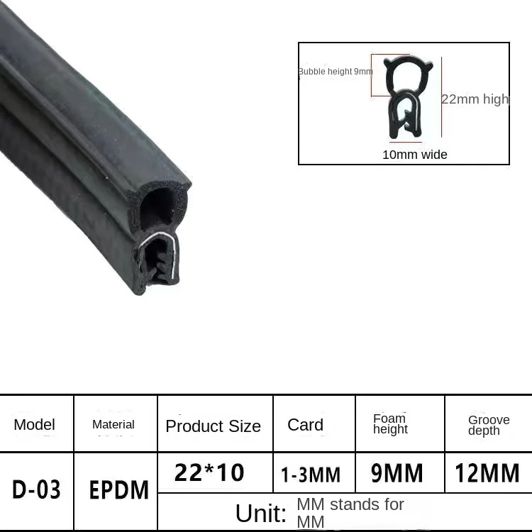 Bandes d'étanchéité en caoutchouc noires pour porte de voiture, 100cm, autocollants de scellage Double couche pour porte de coffre, isolation phonique, bande d'étanchéité intérieure: green
