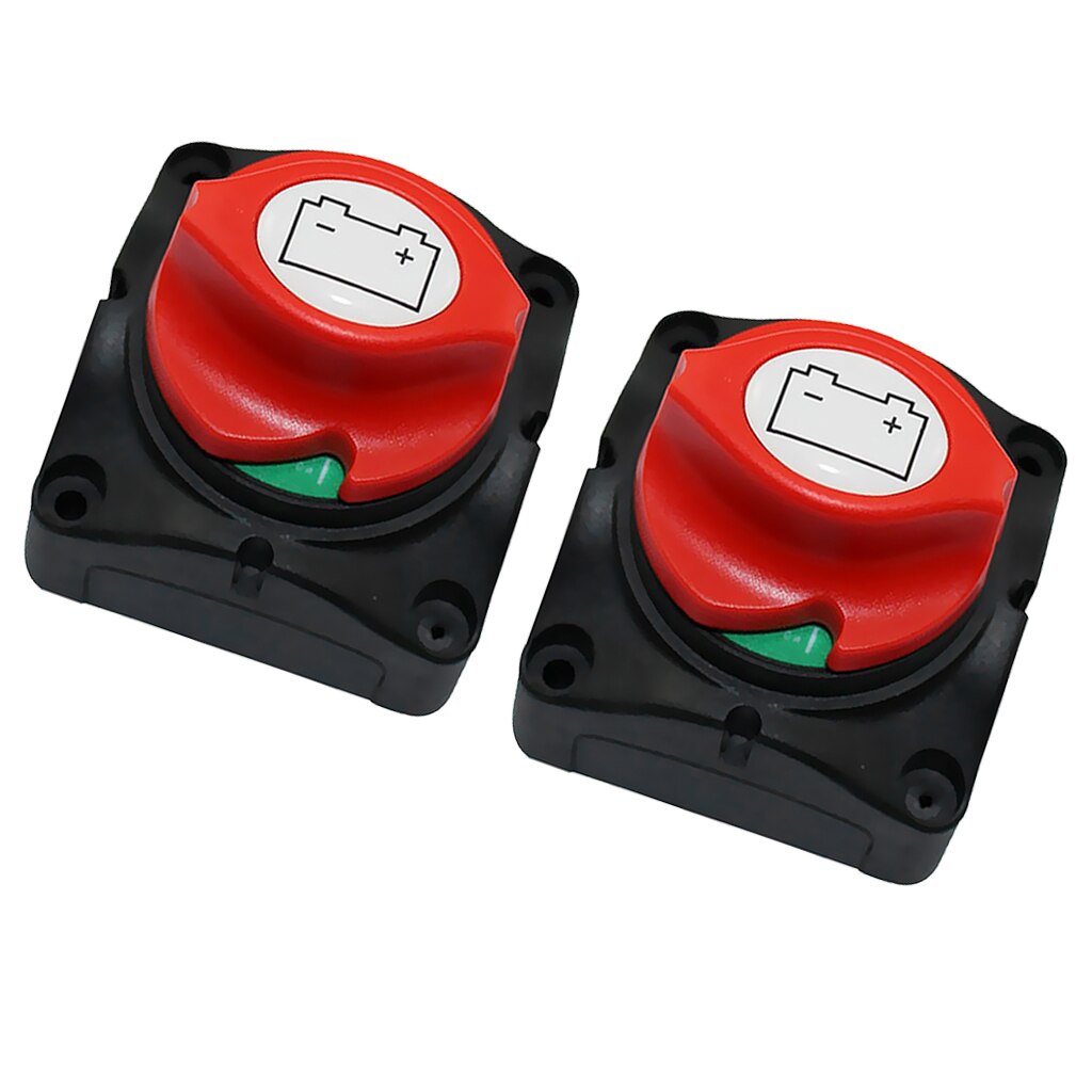 2 Packs 400A Battery Isolator Disconnect Power Switch For Car Marine Boat
