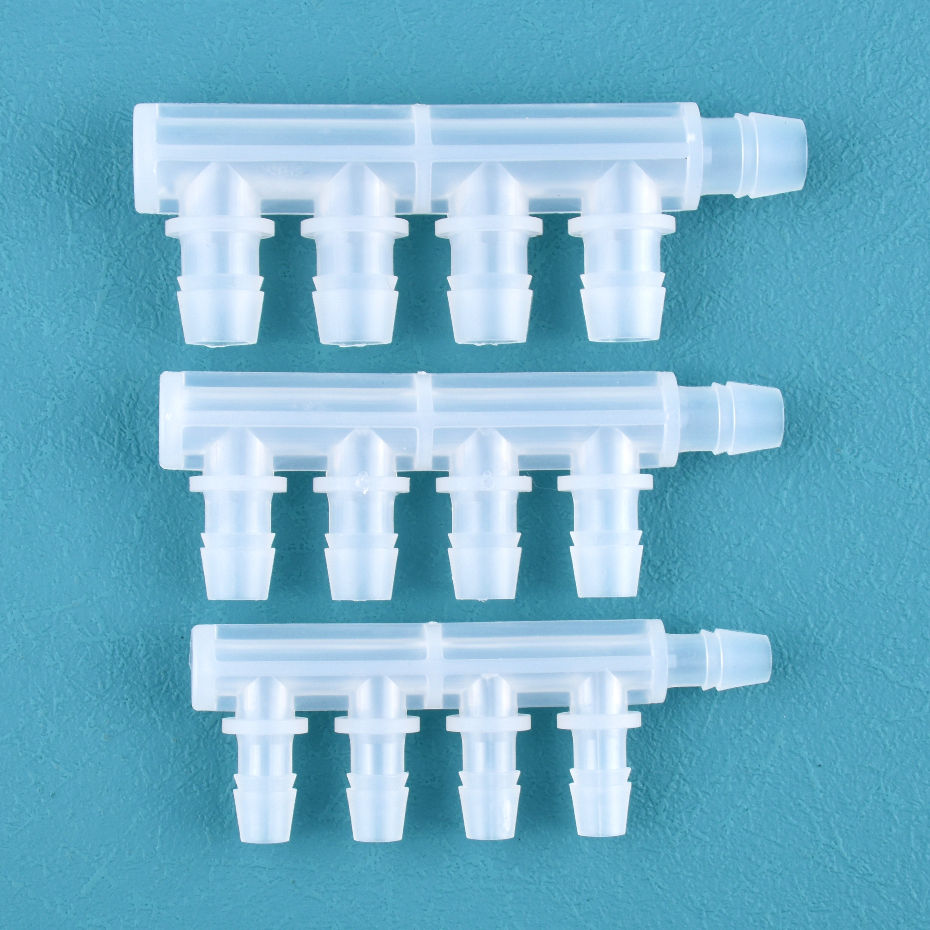 Connettore a 5 gareggiare lato PP 2 ~ 200 pz/lotto 2.4 ~ 9.5mm uguale Dia pagoda tubo automatico per irrigazione giunto per irrigazione da giardino