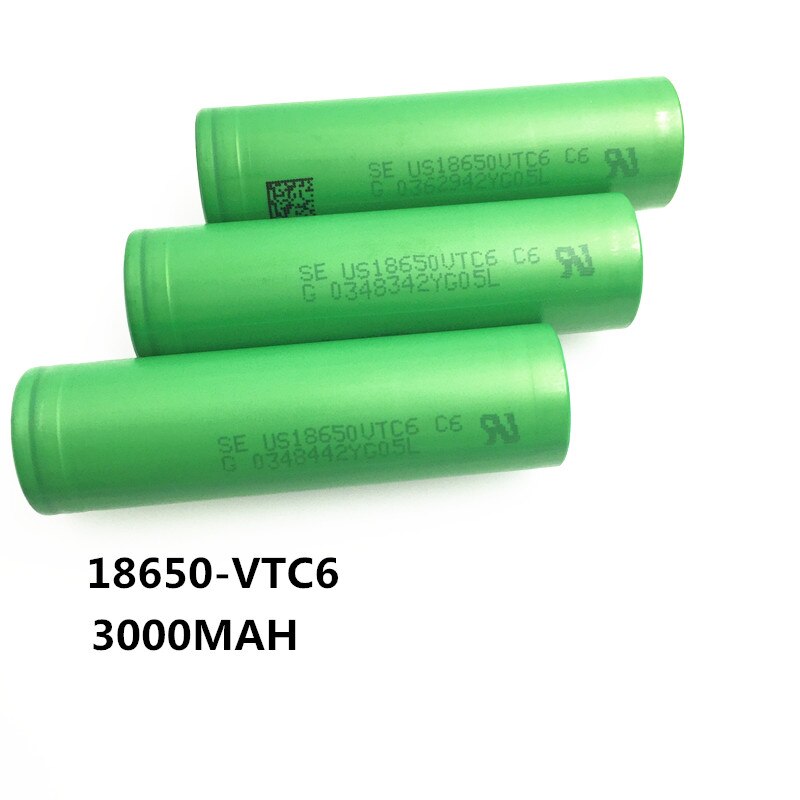 Dolidada 100% original VTC6 18650 V 3000 mAh Li ion 3,7 batera pour us18650 vtc6 3000 mAh batera USO juguetes herramient comme