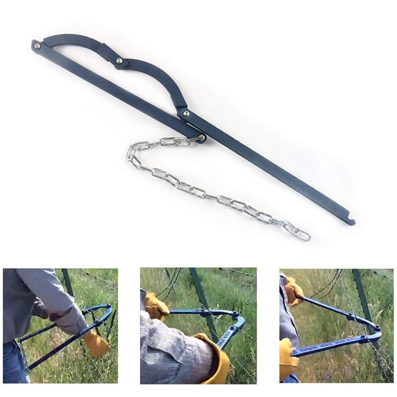 Kette Zaun Sieb-Zaun Fixer Draht Zaun Reparatur Werkzeug Bauernhof Zaun Bahre Schlüssel Abzieher Garten Zaun Fixerfor Stacheldraht Wir