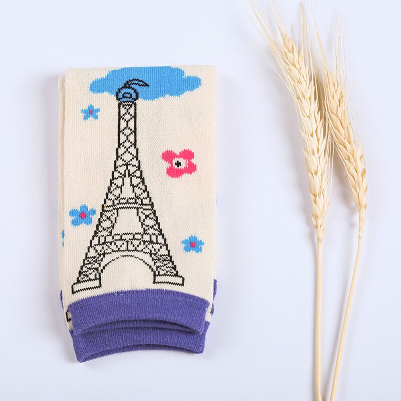 Bébé genou Socks_Air-Conditioning chaleur et résistant aux chutes Socks_Cartoon enfants socks_pure_coton enfants respirant, Sweat-A