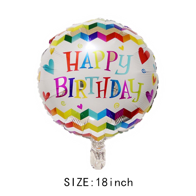 18 pouces rond arc-en-ciel nuage ballon fête d'anniversaire décoration de mariage boule bleu rose gonflable feuille d'aluminium hélium ballon: 1