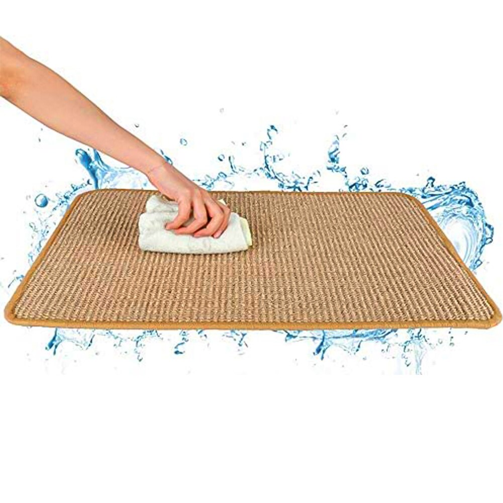Tablero rascador para gatos y gatitos, Sisal, tablero rascador para gato, poste de rascado, esterilla de juguete para refrigeración, Alfombra de cama, almohadilla protectora para muebles