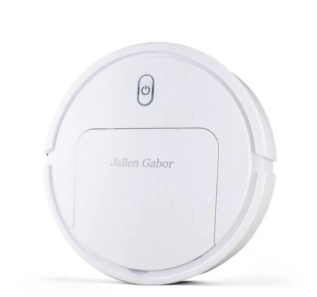 Upgraded Smart Robot Vacuum Cleaner Multifunctional 3-In-1 Auto Rechargeable Floor Sweeping Robot Dry Wet Vacuum Cleaner Machine: White