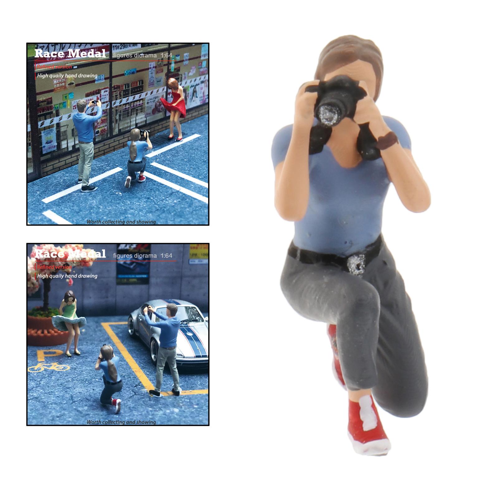 1:64th Figures Model Men People for Miniature Scenes Diorama Decoration Accessories
