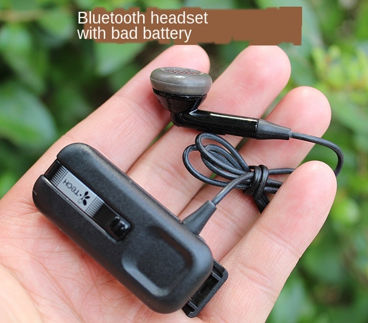 Inventory Brand Bluetooth Headset ITech Adak Collar Clip Clothes Clip Headset Battery Broken Wireless Bluetooth Headset DIY