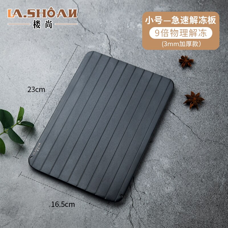Forzen Fish Food Meat Defrosting Tray Fast Chicken Breast Serving Tray Fruit Utensilios De Cocina Thawing Plate Gadget EA6JDB: Small