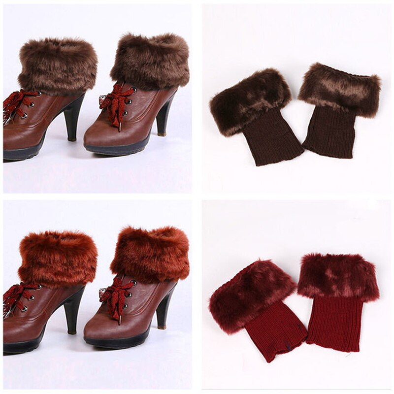 chaussettes hautes laine à tricoter chauffe jambe guettre chaussettes femme