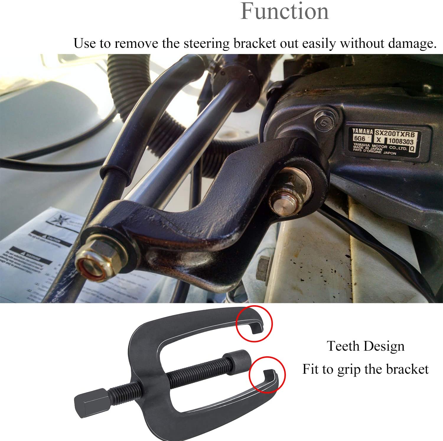 Chuang Qian Hydraulic Steering Support Bracket Puller Removal Tool for Seastar, Uflex