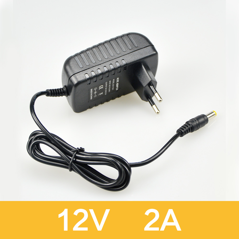 220V 110V Naar Dc 12V Verlichting Transformator 1a 2a 3a 5a Elektronische Voeding Adapter Voor Led Strip Licht Led Driver Power Lader: Black / 220v
