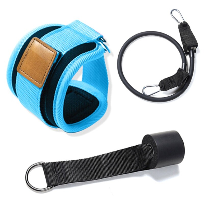 Fitness Resistance Bands Enkelbandjes Neopreen Enkelboeien Voor Kabel Machines Been Gym Workout: Blue Set