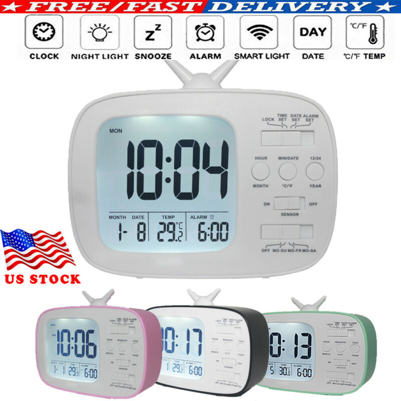 Sensor de reloj despertador Digital para escritorio de EE. UU.