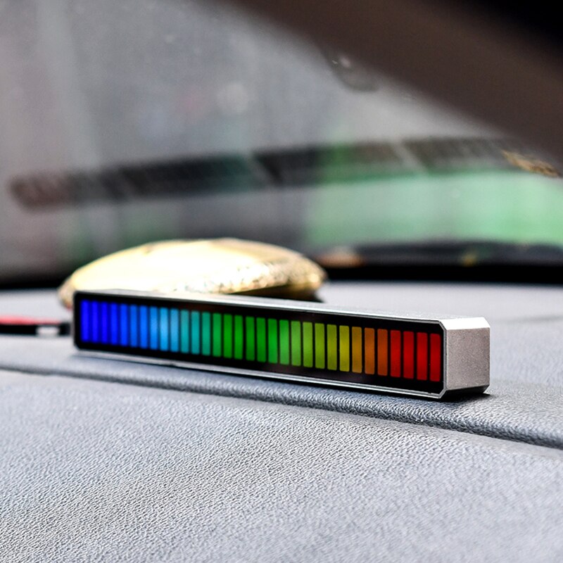 RGB Music Sound control LED light app control Pickup Voice Activated Rhythm Lights color Ambient LED Light bar Ambient Light