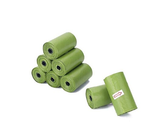 8/12/42 Rolls/Box Dog Poop Bag Degradation Disposable Garbage Bag Carton Pick Up Toilet Bags Outdoor Clean Garbage Bag Quantity: 8rolls green