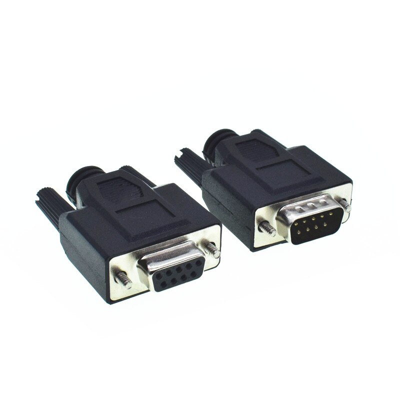 Connecteur sans soudure 9 broches DB9 pour femmes et hommes RS232, connecteur sans soudure