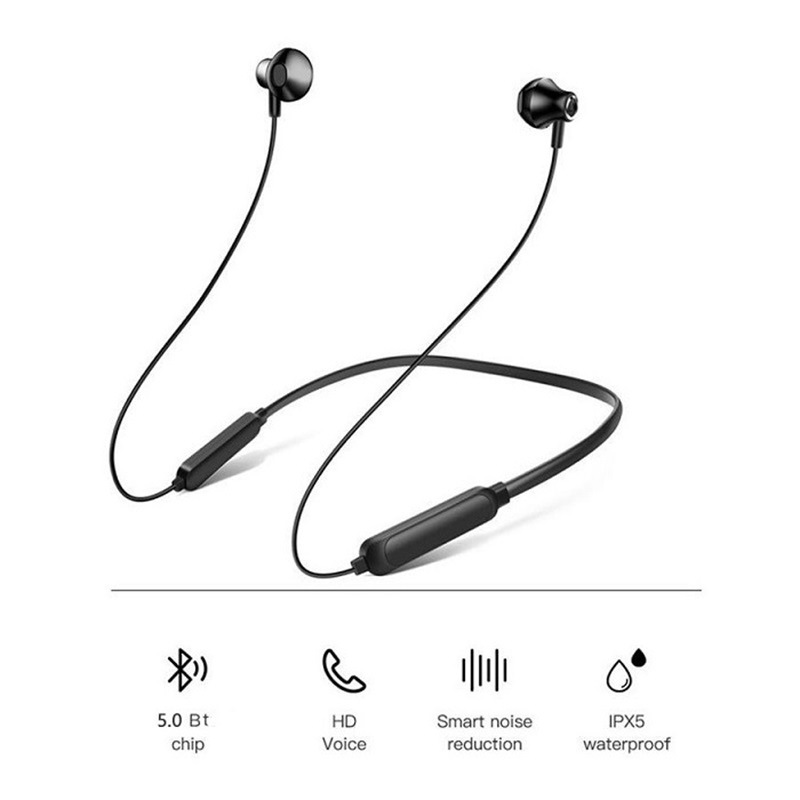 Urheilu langattomat bluetooth-kuulokkeet, 5.0 riimua, binaural-in-ear-stereo android-juoksukuulokkeet