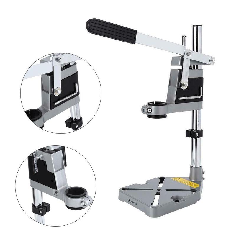 Universal Adjustable Drill Clamp Drill Press Drill Clamp Drilling Workbench Repair Stand Electric Tool Holder O3X6