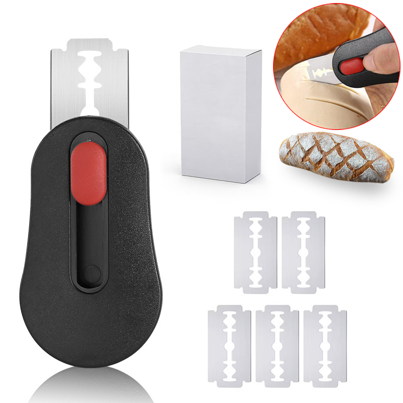 Utensilios de cocina Cortadores de acero inoxidable Herramientas para hornear, accesorios de cocina Cortadores de masa magnéticos flexibles, herramientas para cortar pan